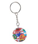 Football Keychain, Bag Charm Key Ring, Phone Decoration Soccer Backpack pendant, Key Chain Ball Sports for Boys School Carnival Reward, Party Bag Gift Fillers By Kckeys