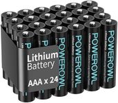 POWEROWL Lithium Batteries AAA High Capacity Long Lasting, 1.5V Triple A Battery for High-Tech Devices - 24 Pack Non-Rechargeable
