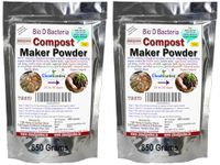 TSR Garden Store Compost Maker Powder Bio D Bacteria (850 gms + 850 gms) Decompost all Kitchen, bio waste..etc