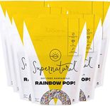 Rainbow Pop! Natural Nonpareil Sprinkles by Supernatural, No Artificial Dyes, Soy Free, Gluten Free, Vegan, 1lb/6pk (6lbs total)