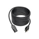 Tripp Lite Standard Computer Power Cord 10A,18AWG (NEMA 5-15P to IEC-320-C13) 15-ft.(P006-015)