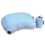 COCOON Air Core Hood/Camp Pillow, Light Blue/Grey