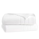 Brooklinen Super-Plush Towels - Set of 2, White, 100% Cotton|Best Luxury Spa Towels