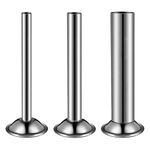 acdokuk Sausage Filler, Stainless Steel 3 Sizes Sausage Filling Funnel for Size 5 Mincer Meat Grinder (Diameter 12 mm/19 mm/32 mm)