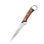 Machado Hybrid Hand-Sharpened Mongolian Viking Knife - Forged Boning Multipurpose Meat Cleaver Butcher Knives for Outdoor Camping BBQ