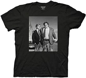 Ripple Junction Mens Tommy Boy Photo T-Shirt - Tommy Boy Mens Fashion Shirt - Chris Farley & David Spade Tee (Black, Small)