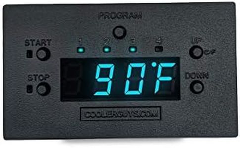 Coolerguys Programmable Thermostat Fan Controller Kit for Standard 3pin Fans