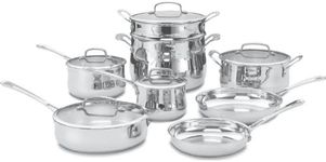 Cuisinart 44-13 Contour Stainless 13-Piece Cookware Set Silver