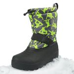 Northside Frosty Winter Boot (Toddler/Little Kid/Big Kid),Dark Grey/Green,5 M US Big Kid