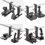 Universal 2 set Joystick Desk Mount, Hotas Mount for Flight Sim Game Joystick, for Thrustmaster T16000M FCS/TCA/T.Flight HOTAS/HOTAS warthog, for Logitech X56/ X52 / X52 Pro/Winwing Orion 1&2