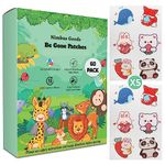 Natural Protection Patches (60 Pcs) Animal Stickers for Kids and Adults | for Indoor and Outdoor Activities | Travel, Hiking, Patios, BBQ, and Camping and More