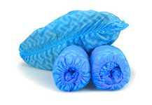 G & F Products 13033 Blue Premium 100 Pack (50 Pairs) Disposable Boot & Shoe Covers - Durable, Water Resistant, Non-Slip