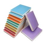 Sanding Sponges 12 Pack,Soft Flexible Wet Dry Sand Paper Brick,Hand Sanding Blocks, Fine Assortment Grade,PU Foam Sanding Pads for Wood, Crafts,Drywall,Metal,Paint,Auto Body Repair,Pottery