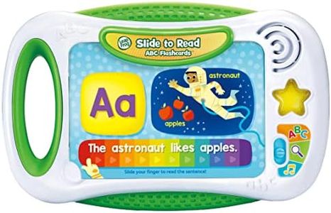 LeapFrog Slide to Read ABC Flashcards, Easy Learning, Finger Reading Flashcards, Learn Letters, Objects, Sounds & Sentences, Educational Gift for Toddler 3, 4, 5 Years, English Version