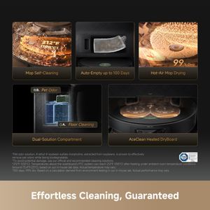 DREAME X60 MAX Ultra Robot Vacuum and Mop – Ultra-Thin, 35,000Pa, Self-Emptying