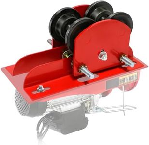 HONYTA Heavy Duty I Beam Trolley 0.5 Ton Capacity with Dual Track Rollers, 2.68in to 4.33in Adjustable Flange for I-Beams, for PA200 to PA500 Push Manual Trolley Hoist