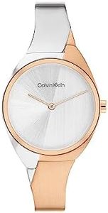 Calvin Klein Montre Analogique à Quartz pour Femme Collection Charming avec Bracelet en Acier Inoxydable