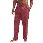 Ralph Lauren Polo Men's Flannel PJ Pants, Plaid/Cruise Navy Player Pony, Small (P006HR)