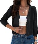 Kate Kasin Crochet Crop Cardigans S