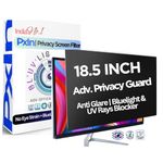 PxIn 18.5 inch Monitor Privacy Screen protector | Anti-Blue & Anti-Glare