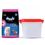 Drools Kitten Dry Cat Food 1.2kg with Container | Ocean Fish Flavour | Healthy Skin & Coat | Complete Nutrition | Digestive Health | Supports Growth