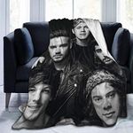 One Direction Winter Ultra Soft Micro Fleece Blanket Fashion Lightweight Blanket for Sofa and Bed