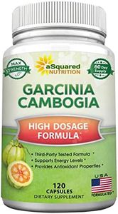 100% Pure Garcinia Cambogia Extract - 120 Capsules, Ultra High Strength HCA, Natural Weight Loss Diet Pills XT, Best Extreme Fat Burner Slim & Detox Max, Premium Blocker for Men & Women, Made in USA