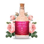 Aromahpure 100% Natural Bath Salt with Essential Oils (Mix of Epsom Salt, Himalayan Salt, and Sea Salt, Vitamin C & E) for Body & Foot Spa, Relaxing Aromatherapy - Charming Rose Fragrance ( Fasli Rose) to Relax Mind and Body (250gm)