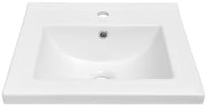 18" Ceramic Square Vanity Sink Top