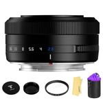 TTARTISAN 27mm f2.8 APS-C Frame Auto Focus Lens for Sony E Mount Cameras A5000 A5100 A6000 A6100 A6300 A6400 A6500 A6600 NEX-3 NEX-3N NEX-3R NEX-5T NEX-5R NEX-5 NEX-5N NEX-7 NEX5C ZVE-10 FX30 A7 A7ll