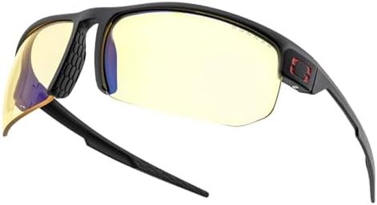 GUNNAR Gaming and Computer Eyewear/Torpedo, Amber Tint - Patented Lens, Reduce Digital Eye Strain, Block 65% of Harmful Blue Light