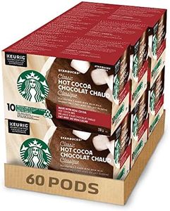 Starbucks Hot Cocoa, Hot Chocolate Single Serve Keurig K-cup Pods, 6 Boxes, 60 Capsules