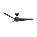 Hunter Fan Company Trimaran Ceiling Fan with Wall Control, Matte Black Finish, 52 inch