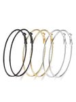 YouBella Jewellery Earrings for women Combo of 3 Pair of Hoop Earrings for Girls and Women