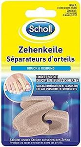 Scholl Lot de 3 séparateurs d'orteils en mousse