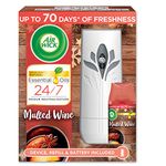 Air Wick Freshmatic Autospray Kit with Essential Oils, Mulled Wine Scent, 250ml