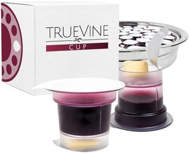 TrueVine Cup Prefilled Communion Cups and Wafer Set Top and Bottom - Bread & Juice Sets (100 Count (Pack of 1))