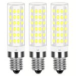 YUANHENLIZ E14 LED Corn Light Bulb Cool White, Small Edison Screw Corn Bulbs 360°Beam Angle Chandelier Bulb for Living Room, Kitchen & Bathroom Cold White LED Bulbs 3 Pack