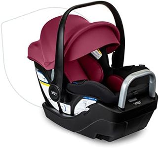 Britax Willow S Infant Car Seat with Alpine Base, ClickTight Technology, Rear Facing Car Seat with RightSize System, Ruby Onyx