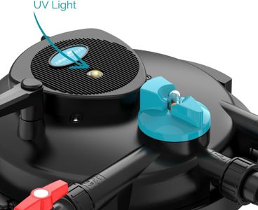 AllPondSolutions Koi Pond Filter with UV Steriliser – 2-in-1, 12000L