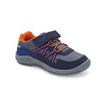 OshKosh B'Gosh Boy's Sevvy Sneaker, Navy/Orange, 4 Toddler