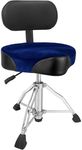 AKLOT Saddle Drum Throne with Backr