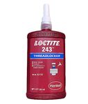 Loctite 243-250ml,Threadlocker,medium-strength, prevention of loosening, secure bonding for machinery, engine,vehicles, for all metals, high temperature, oil tolerant, for pumps gearboxes and motors