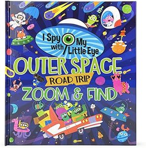 Outer Space Road Trip Zoom & Find - I Spy With My Little Eye Kids Search, Find, and Seek Activity Book, Ages 3-8
