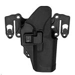 MASUNN Right Waist Hand Belt Holster With Molle Platform For Glock 17 18 19 22 23 31 - Black