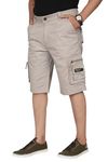 AERO CRAFT Men's Cargo Shorts with Zip-Lock Pockets Cream