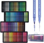 100 Colors Markers for Adult Coloring, Dual Tip Brush Pens, Water Based Pencils for Calligraphy Sketch Painting Coloring Books Art Markers