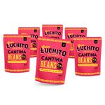 Gran Luchito Mexican Cantina Restaurant Style Black Beans 430g (Pack of 6) | Mild | Perfect Accompaniment To Mexican Food