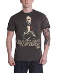 Godfather T Shirt Vitos Offer new Official Mens Grey