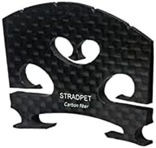 STRADPET Carbon Fiber Bridge 2.0 with an unique acoustic structure & finished trimming for 4/4 violin